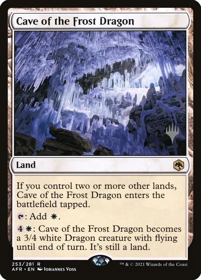 Cave of the Frost Dragon (Adventures in the Forgotten Realms Promos) - Magic: The Gathering in TCG Land
