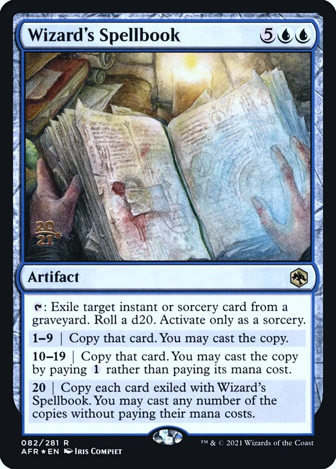 Wizard's Spellbook (Adventures in the Forgotten Realms Promos) - Magic: The Gathering in TCG Land