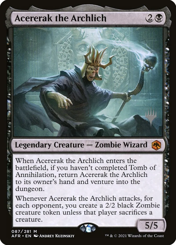 Acererak the Archlich (Adventures in the Forgotten Realms Promos) - Magic: The Gathering in TCG Land