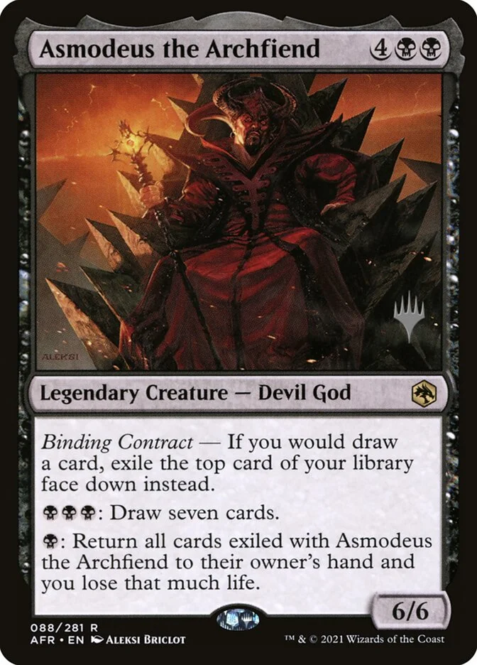 Asmodeus the Archfiend (Adventures in the Forgotten Realms Promos) - Magic: The Gathering in TCG Land