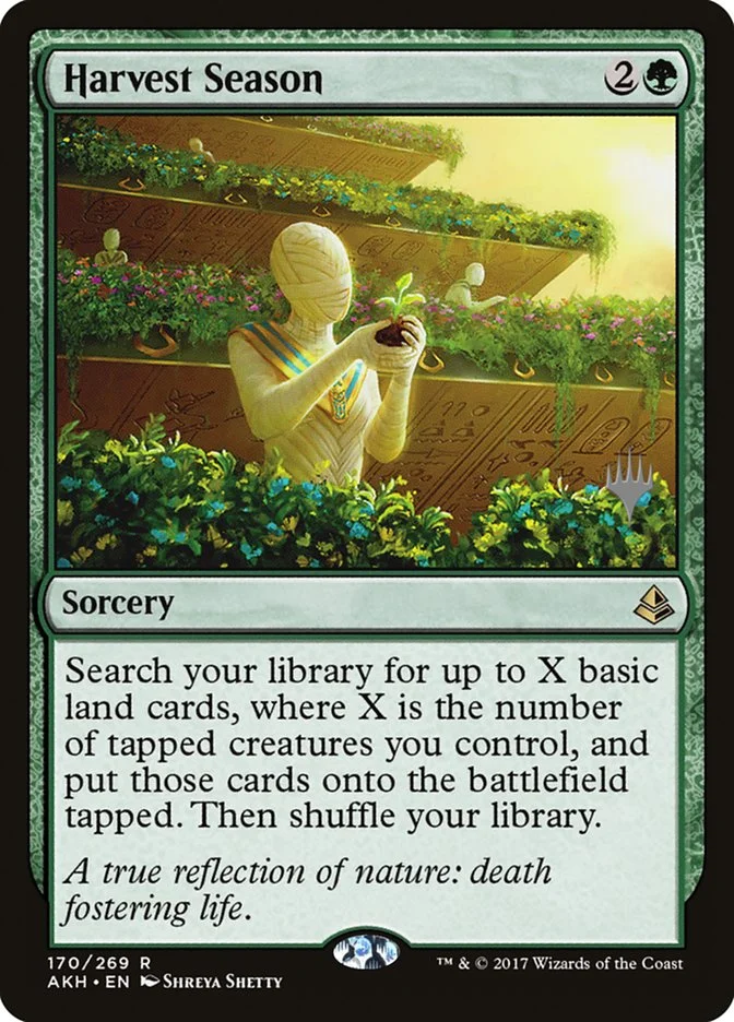 Harvest Season (Amonkhet Promos) - Magic: The Gathering in TCG Land