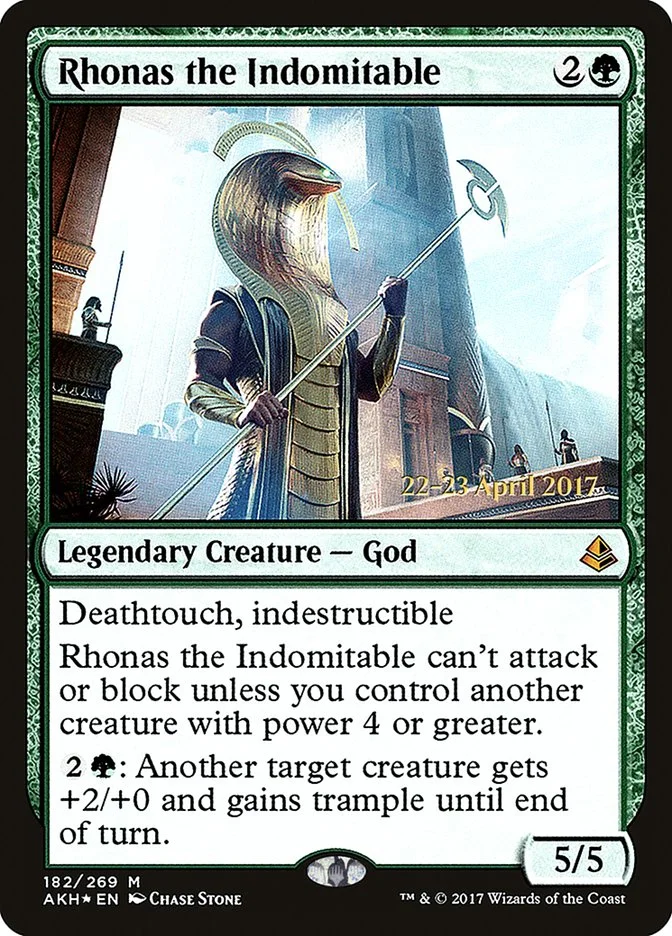 Rhonas the Indomitable (Amonkhet Promos) - Magic: The Gathering in TCG Land