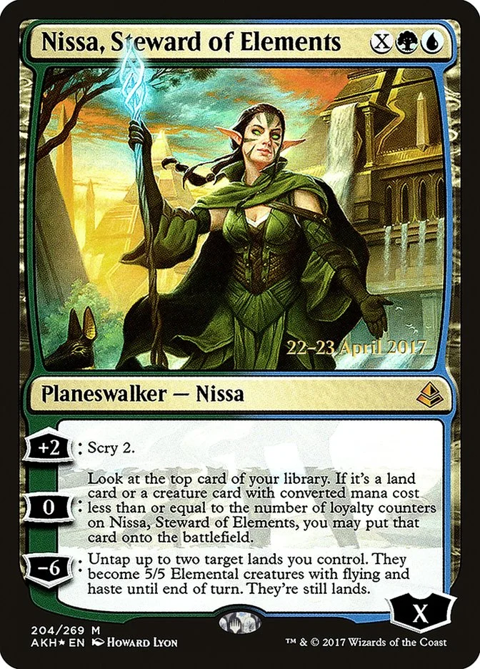 Nissa, Steward of Elements (Amonkhet Promos) - Magic: The Gathering in TCG Land