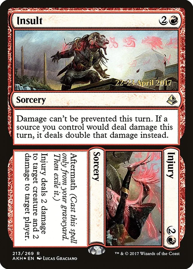 Insult (Amonkhet Promos) - Magic: The Gathering in TCG Land