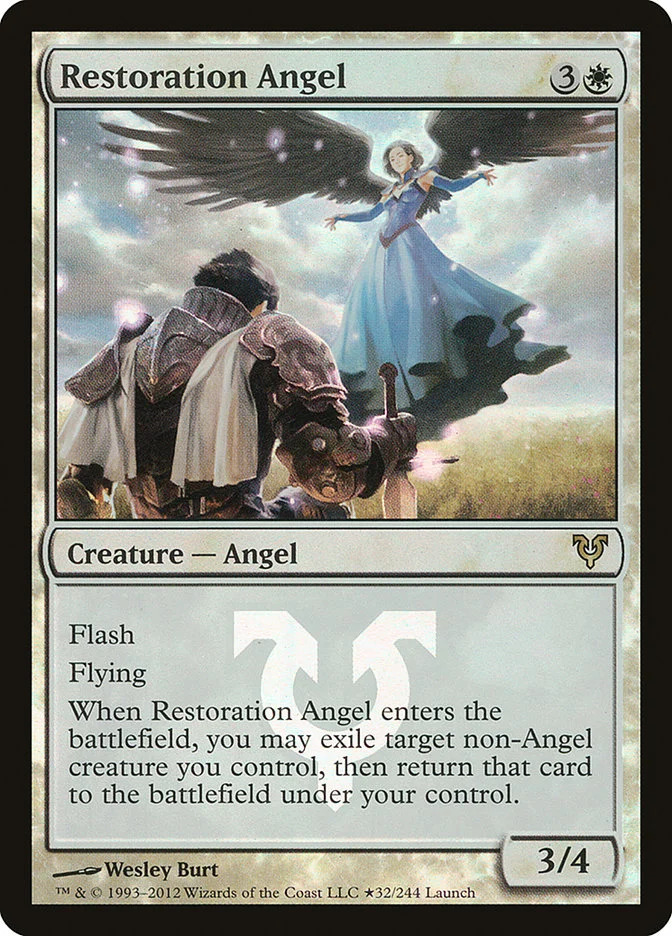 Restoration Angel (Avacyn Restored Promos) - Magic: The Gathering in TCG Land