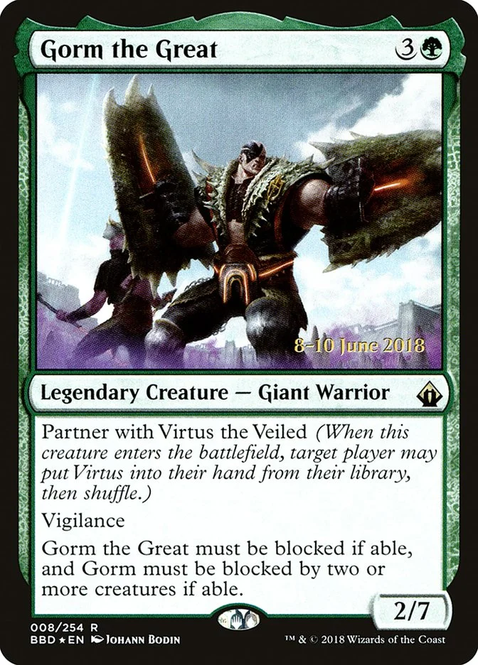 Gorm the Great (Battlebond Promos) - Magic: The Gathering in TCG Land