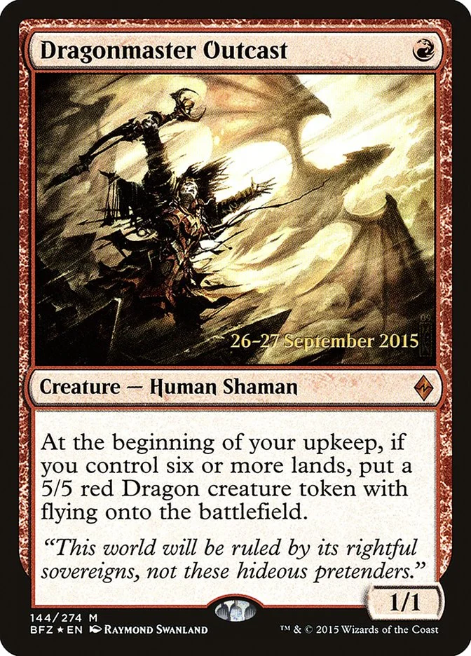 Dragonmaster Outcast (Battle for Zendikar Promos) - Magic: The Gathering in TCG Land