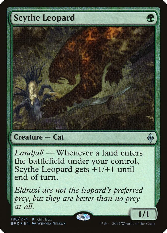 Scythe Leopard (Battle for Zendikar Promos) - Magic: The Gathering in TCG Land