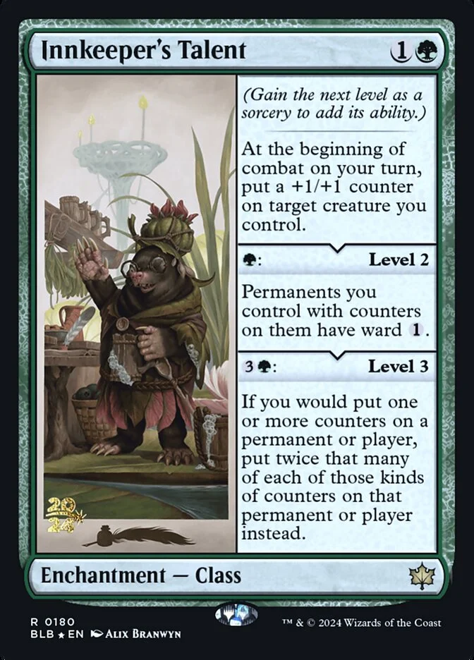 Innkeeper's Talent (Bloomburrow Promos) - Magic: The Gathering in TCG Land