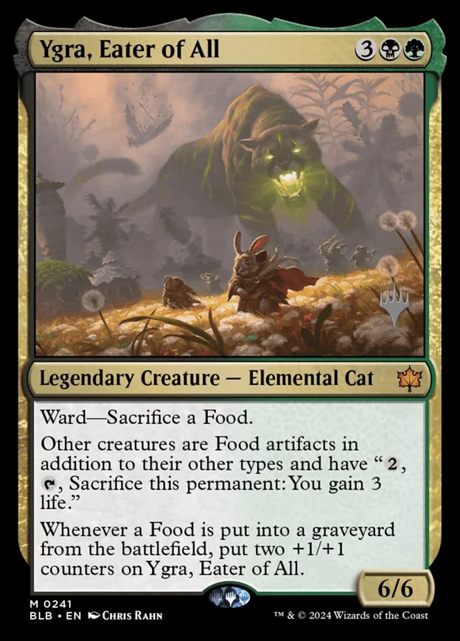 Ygra, Eater of All (Bloomburrow Promos) - Magic: The Gathering in TCG Land