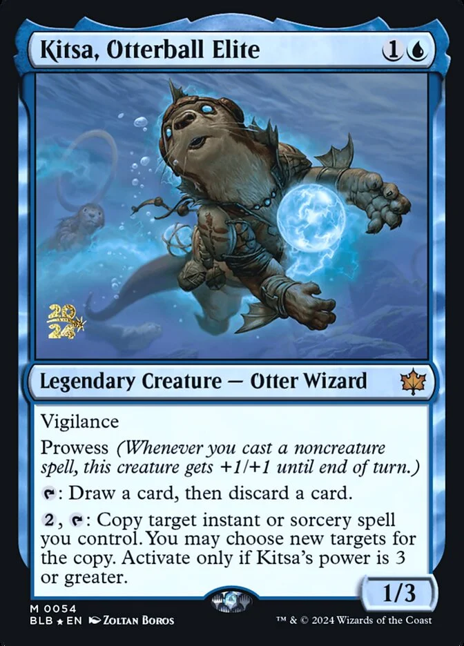 Kitsa, Otterball Elite (Bloomburrow Promos) - Magic: The Gathering in TCG Land