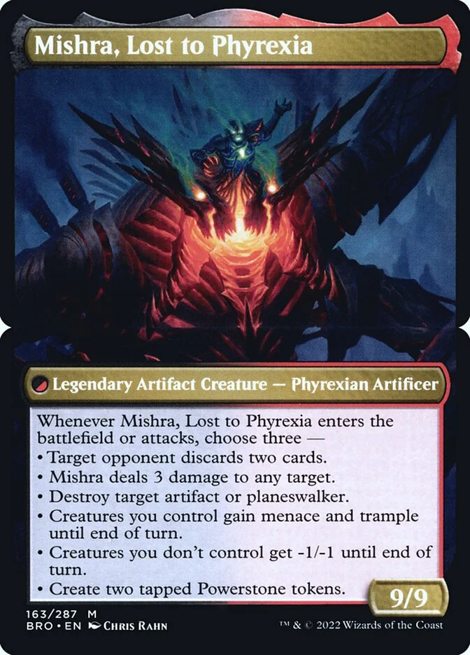 Mishra, Lost to Phyrexia (The Brothers' War Promos) - Magic: The Gathering in TCG Land