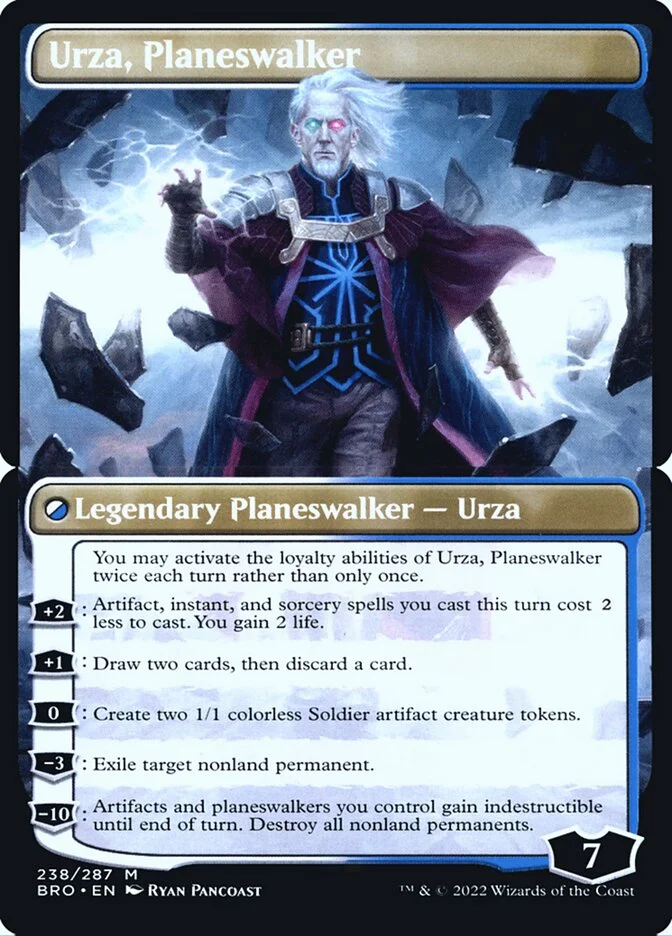 Urza, Planeswalker (The Brothers' War Promos) - Magic: The Gathering in TCG Land