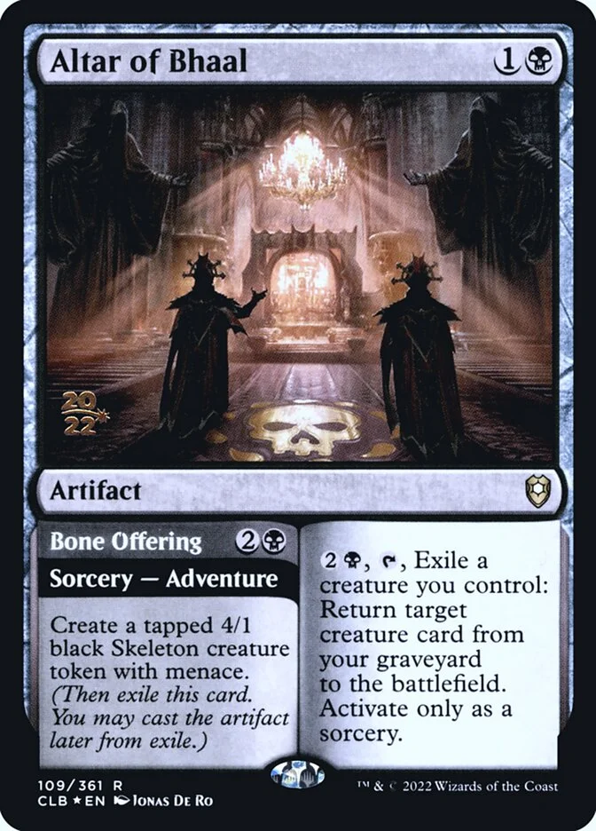 Altar of Bhaal (Battle for Baldur's Gate Promos) - Magic: The Gathering in TCG Land