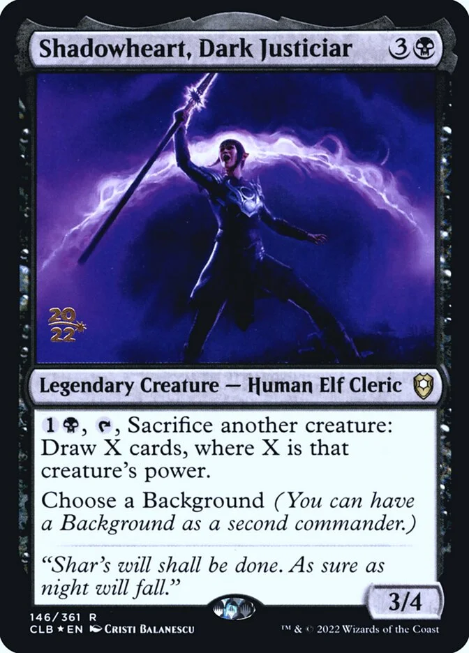 Shadowheart, Dark Justiciar (Battle for Baldur's Gate Promos) - Magic: The Gathering in TCG Land