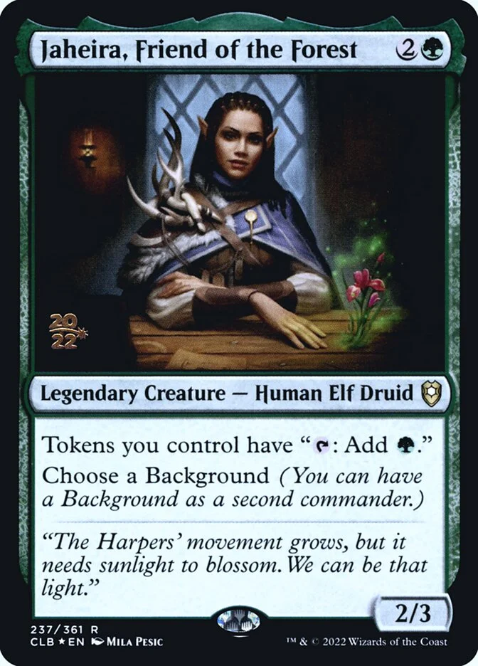 Jaheira, Friend of the Forest (Battle for Baldur's Gate Promos) - Magic: The Gathering in TCG Land