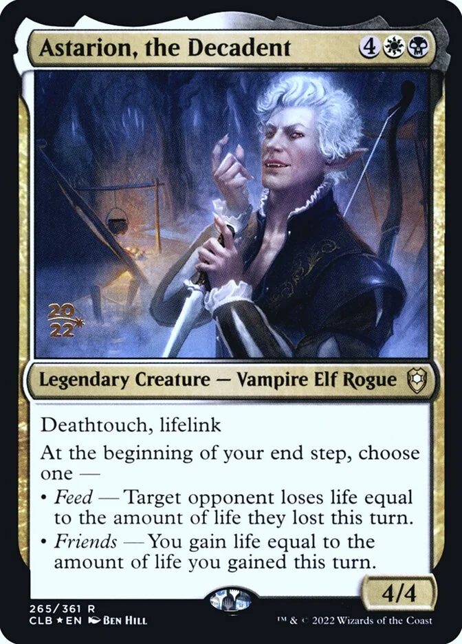 Astarion, the Decadent (Battle for Baldur's Gate Promos) - Magic: The Gathering in TCG Land