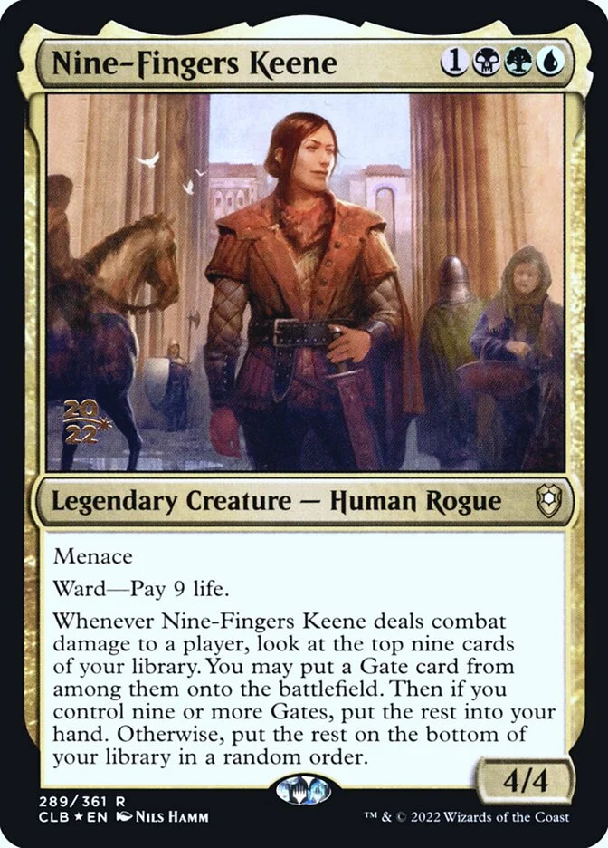 Nine-Fingers Keene (Battle for Baldur's Gate Promos) - Magic: The Gathering in TCG Land