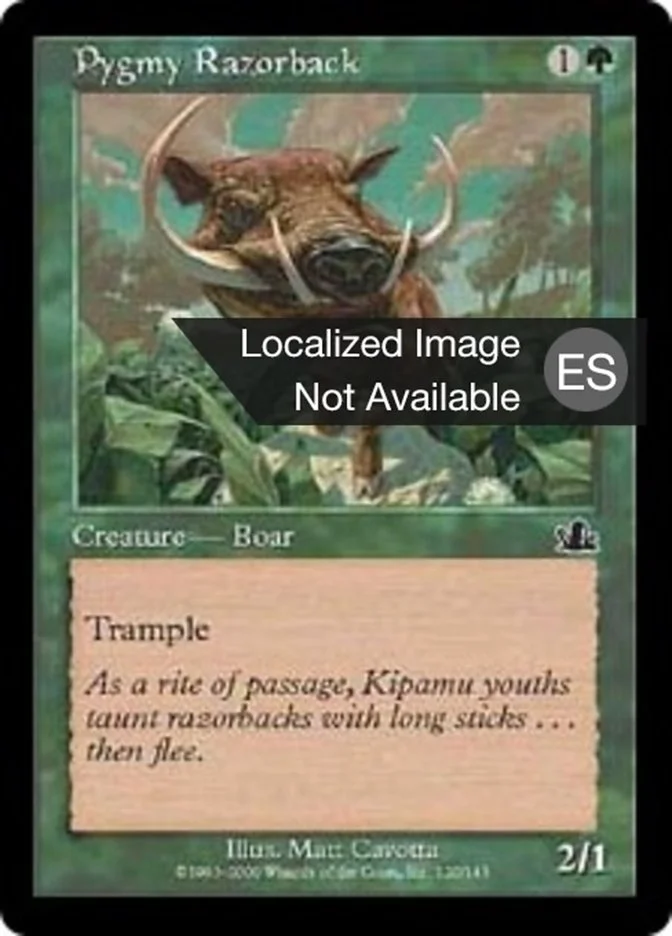 Cerdo Cimarrón Enano (Prophecy) - Magic: The Gathering in TCG Land