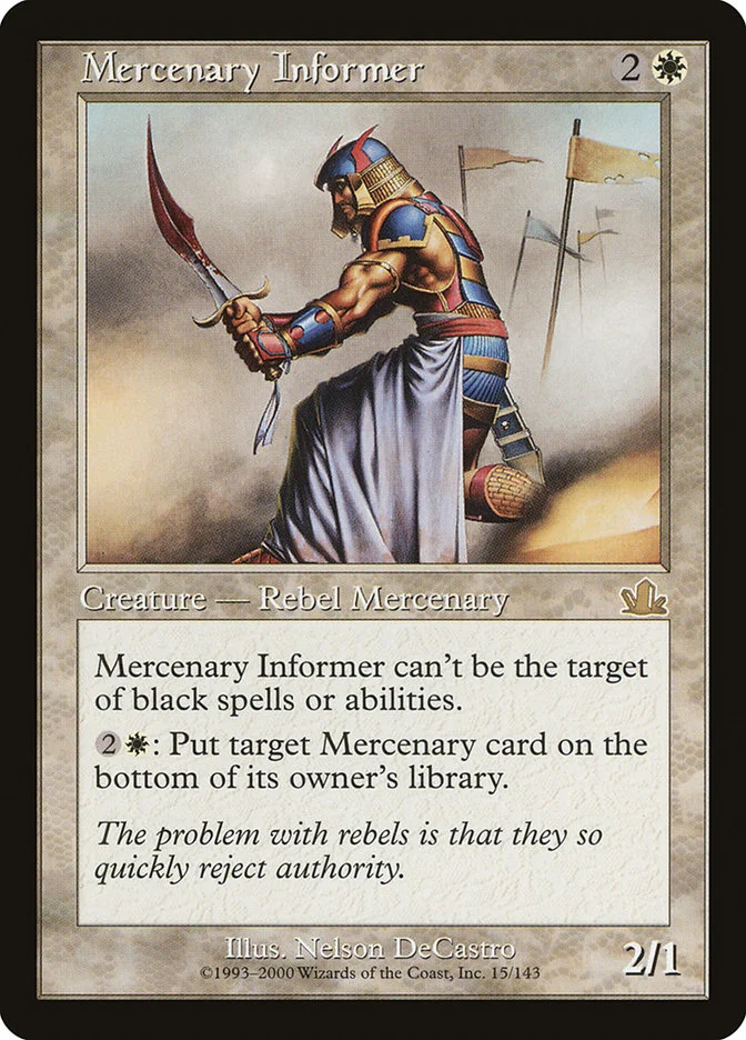 Mercenary Informer (Prophecy) - Magic: The Gathering in TCG Land
