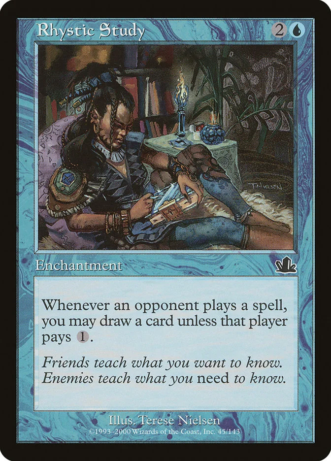 Rhystic Study (Prophecy) - Magic: The Gathering in TCG Land