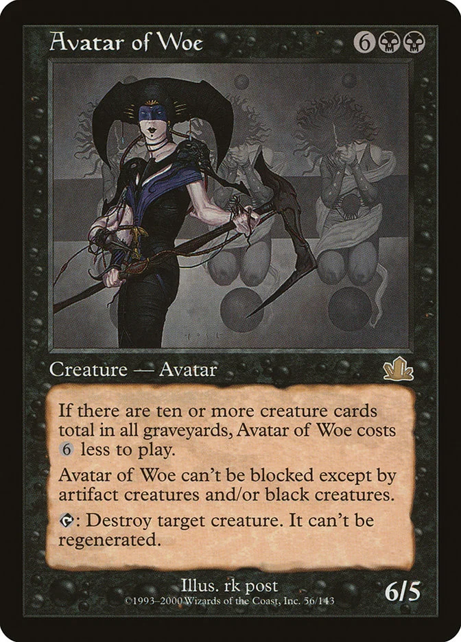 Avatar of Woe (Prophecy) - Magic: The Gathering in TCG Land
