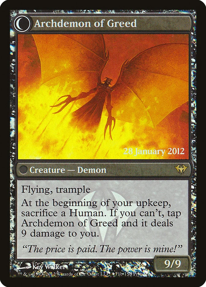 Archdemon of Greed (Dark Ascension Promos) - Magic: The Gathering in TCG Land