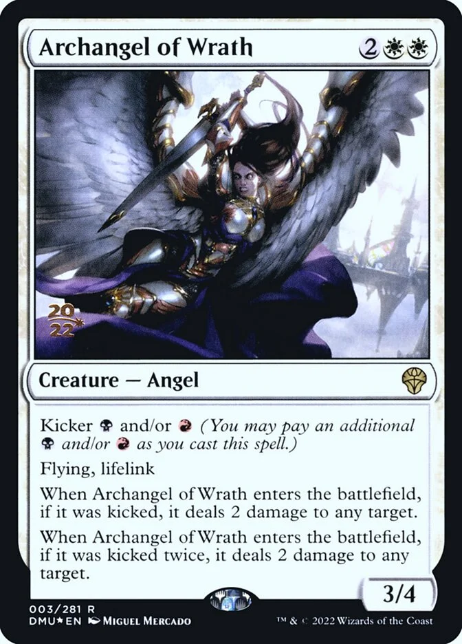 Archangel of Wrath (Dominaria United Promos) - Magic: The Gathering in TCG Land