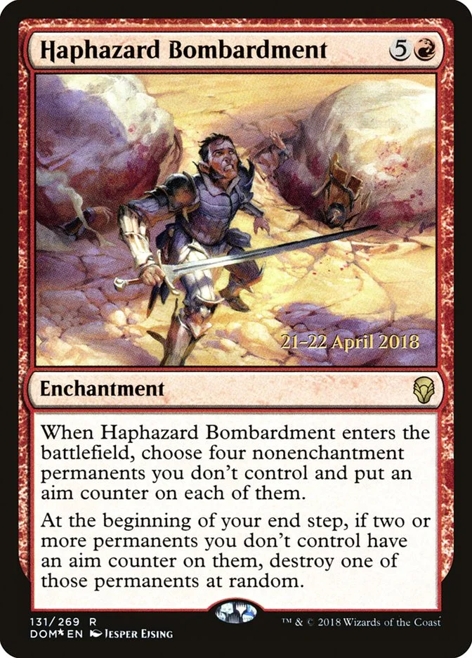 Haphazard Bombardment (Dominaria Promos) - Magic: The Gathering in TCG Land