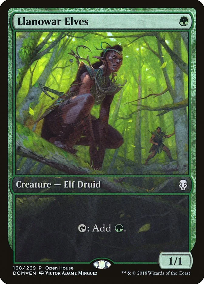 Llanowar Elves (Dominaria Promos) - Magic: The Gathering in TCG Land