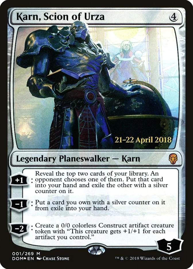 Karn, Scion of Urza (Dominaria Promos) - Magic: The Gathering in TCG Land