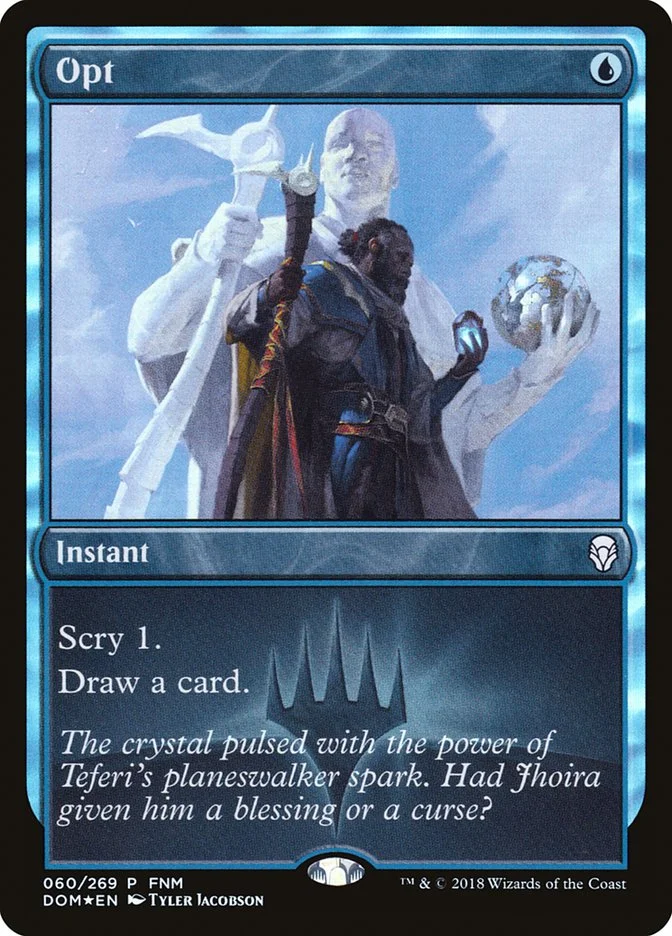 Opt (Dominaria Promos) - Magic: The Gathering in TCG Land