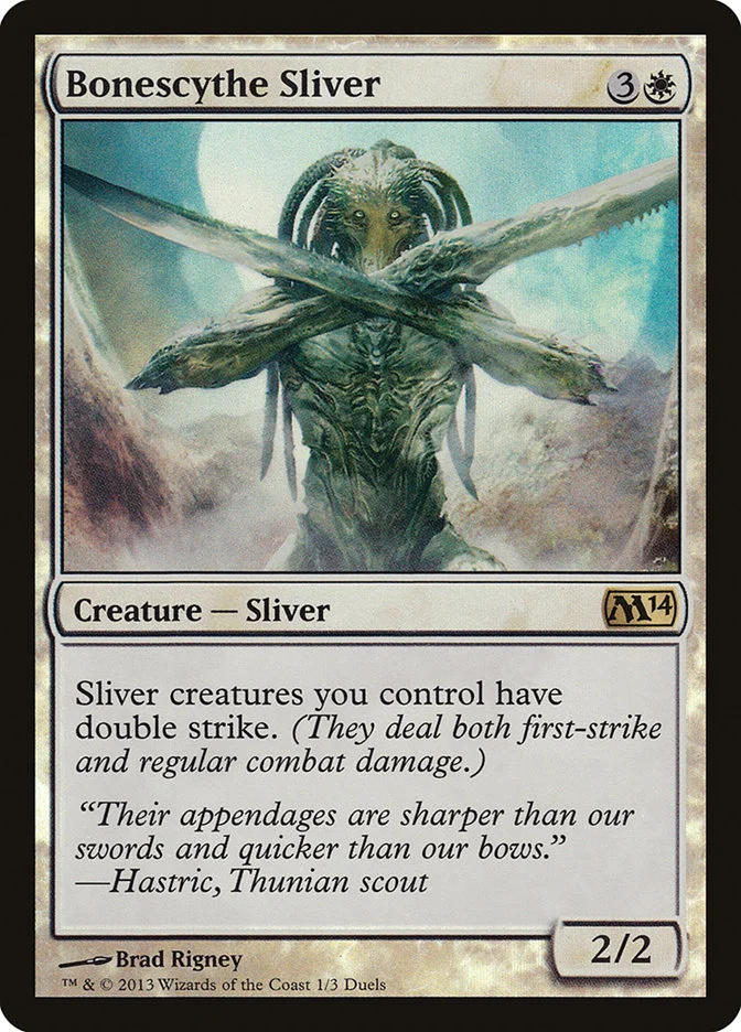 Bonescythe Sliver (Duels of the Planeswalkers 2014 Promos) - Magic: The Gathering in TCG Land México