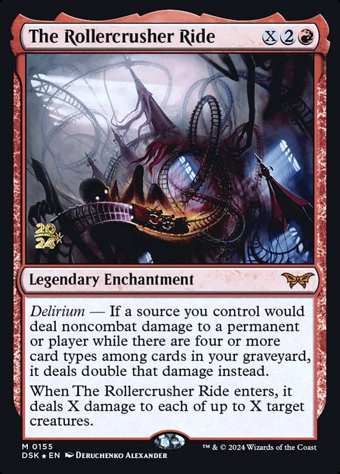 The Rollercrusher Ride (Duskmourn: House of Horror Promos) - Magic: The Gathering in TCG Land