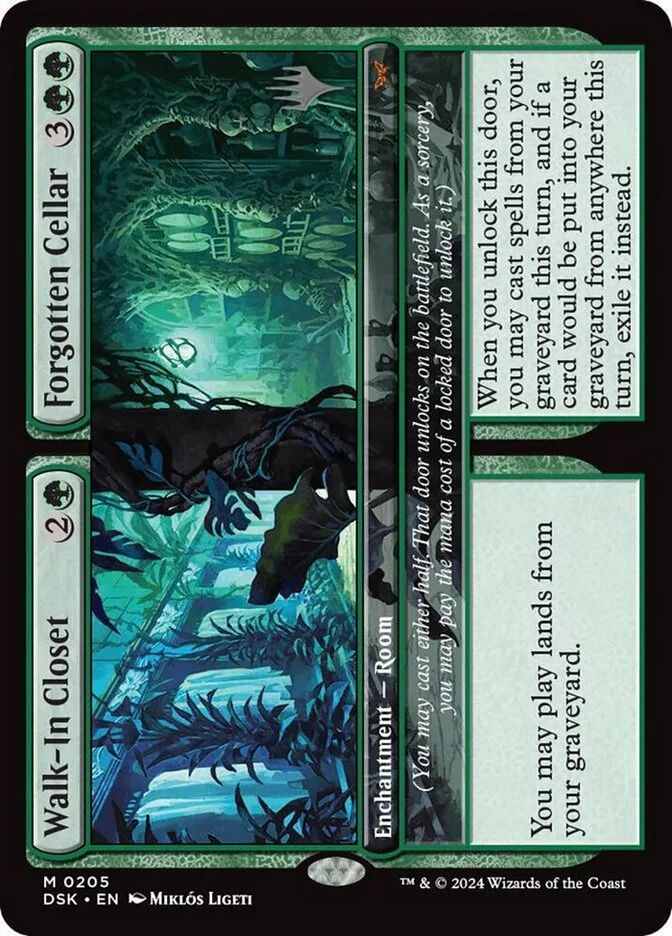 Walk-In Closet (Duskmourn: House of Horror Promos) - Magic: The Gathering in TCG Land