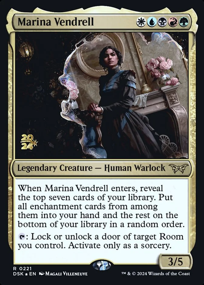 Marina Vendrell (Duskmourn: House of Horror Promos) - Magic: The Gathering in TCG Land