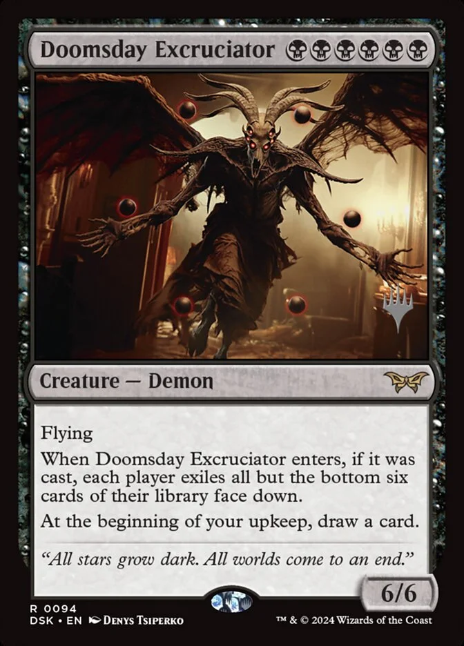 Doomsday Excruciator (Duskmourn: House of Horror Promos) - Magic: The Gathering in TCG Land