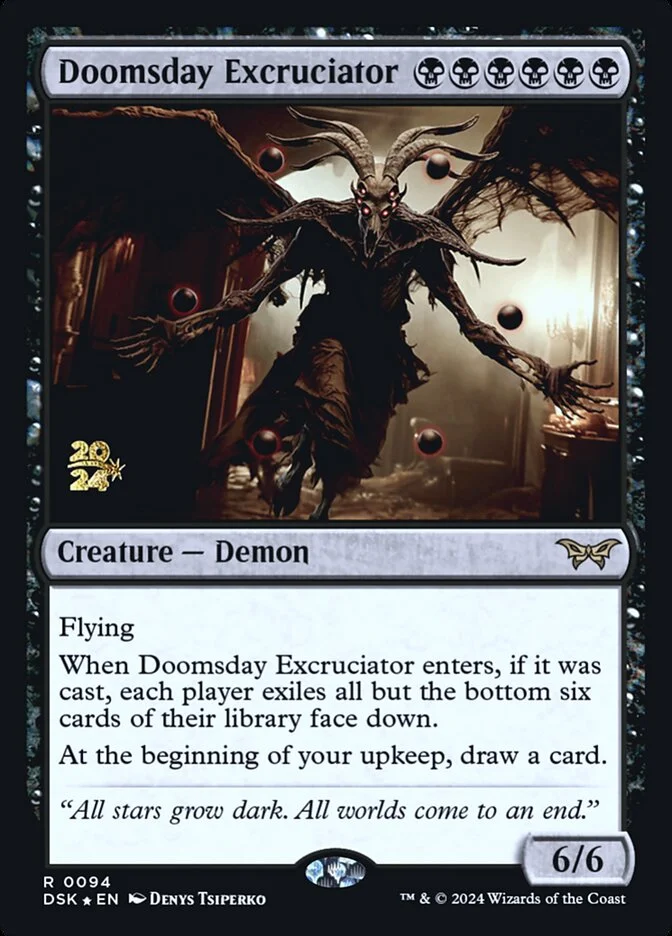 Doomsday Excruciator (Duskmourn: House of Horror Promos) - Magic: The Gathering in TCG Land
