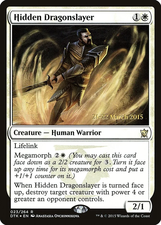 Hidden Dragonslayer (Dragons of Tarkir Promos) - Magic: The Gathering in TCG Land