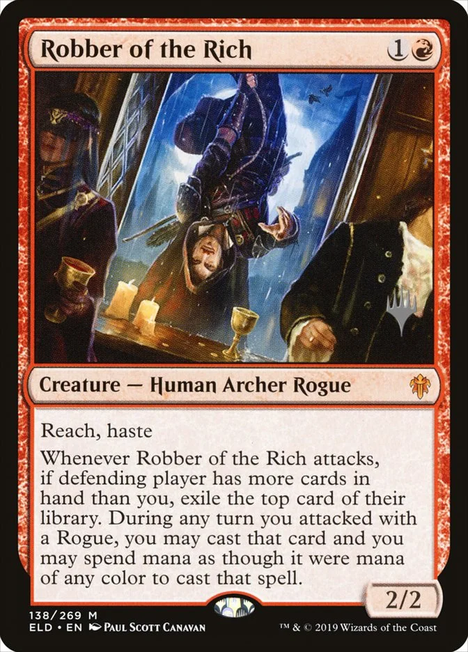 Robber of the Rich (Throne of Eldraine Promos) - Magic: The Gathering in TCG Land México