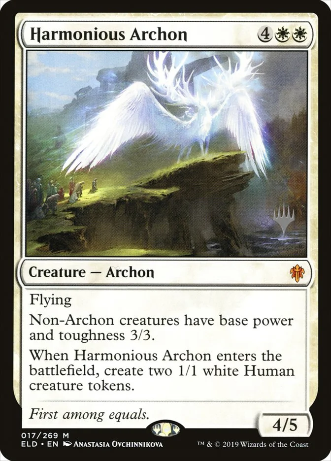 Harmonious Archon (Throne of Eldraine Promos) - Magic: The Gathering in TCG Land