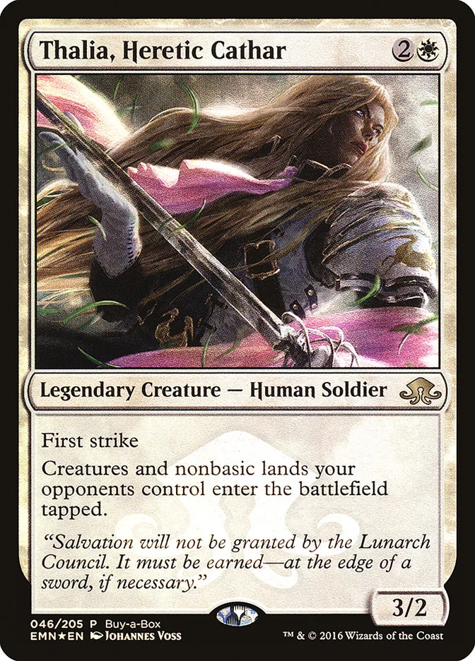 Thalia, Heretic Cathar (Eldritch Moon Promos) - Magic: The Gathering in TCG Land