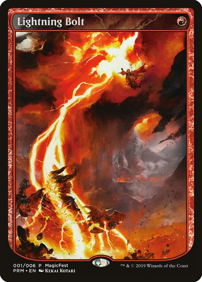 Lightning Bolt (MagicFest 2019) - Magic: The Gathering in TCG Land