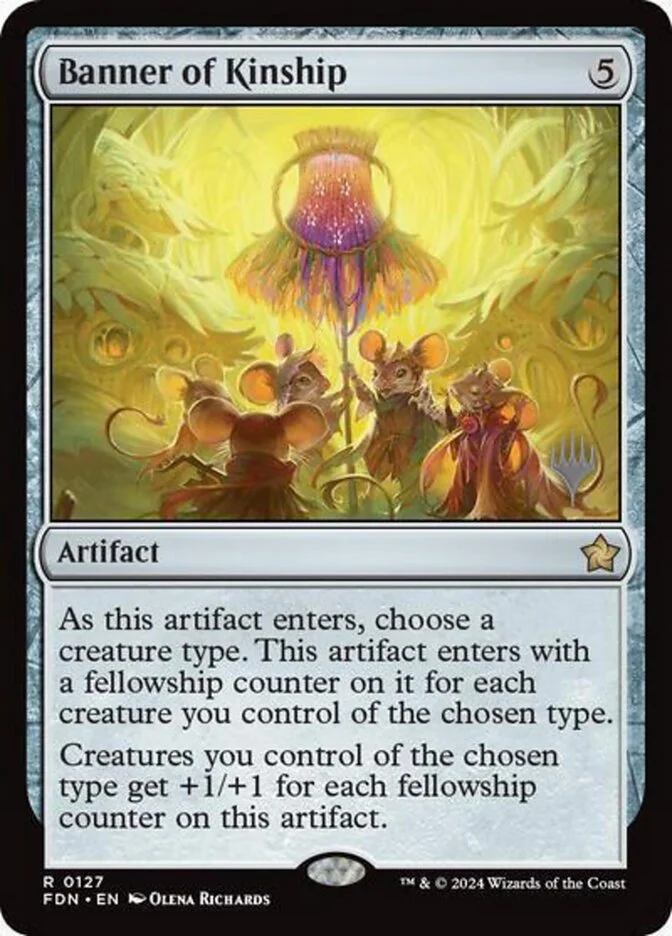 Banner of Kinship (Foundations Promos) - Magic: The Gathering in TCG Land