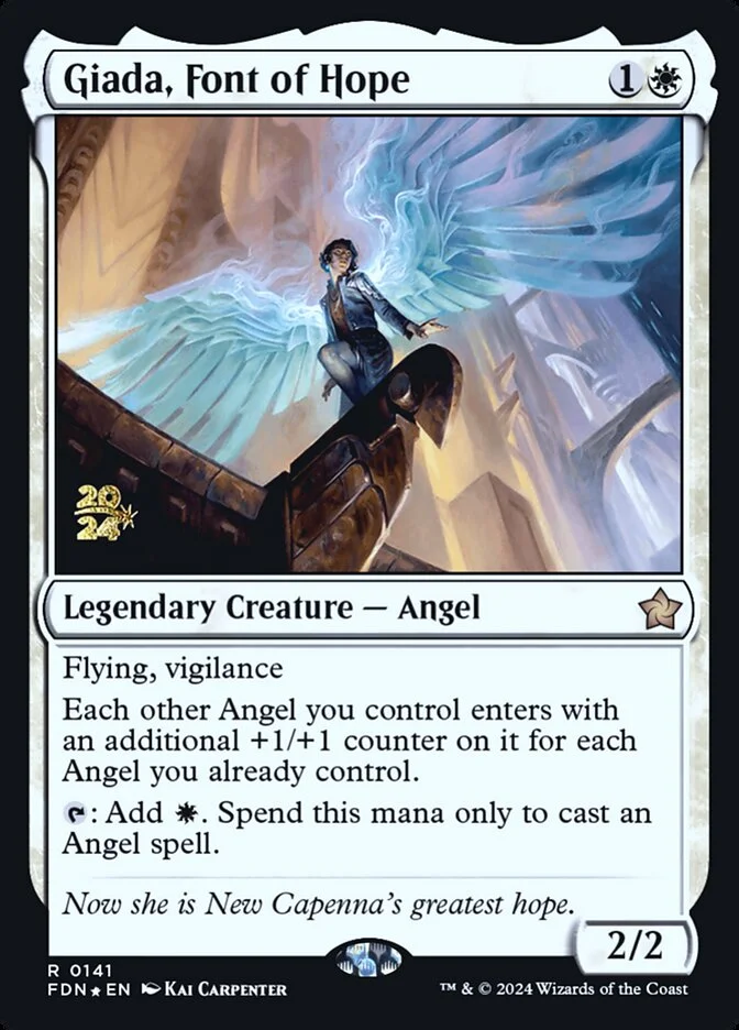 Giada, Font of Hope (Foundations Promos) - Magic: The Gathering in TCG Land México