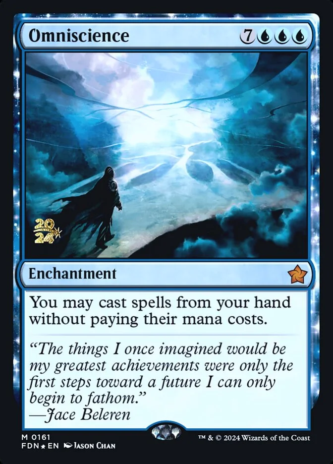 Omniscience (Foundations Promos) - Magic: The Gathering in TCG Land