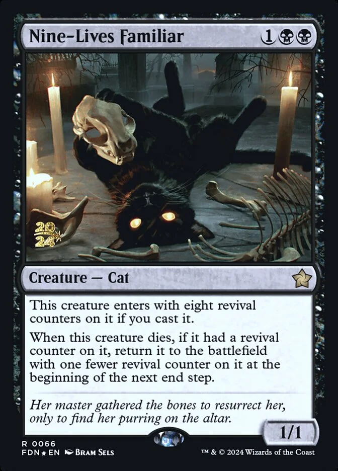 Nine-Lives Familiar (Foundations Promos) - Magic: The Gathering in TCG Land México