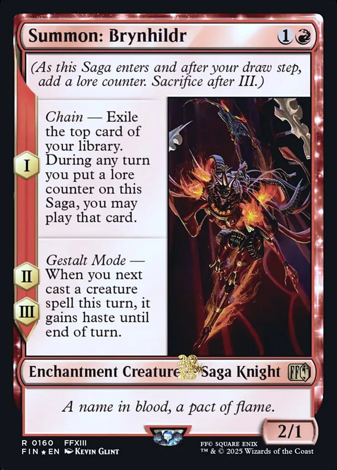 Summon: Brynhildr (Final Fantasy Promos) - Magic: The Gathering in TCG Land