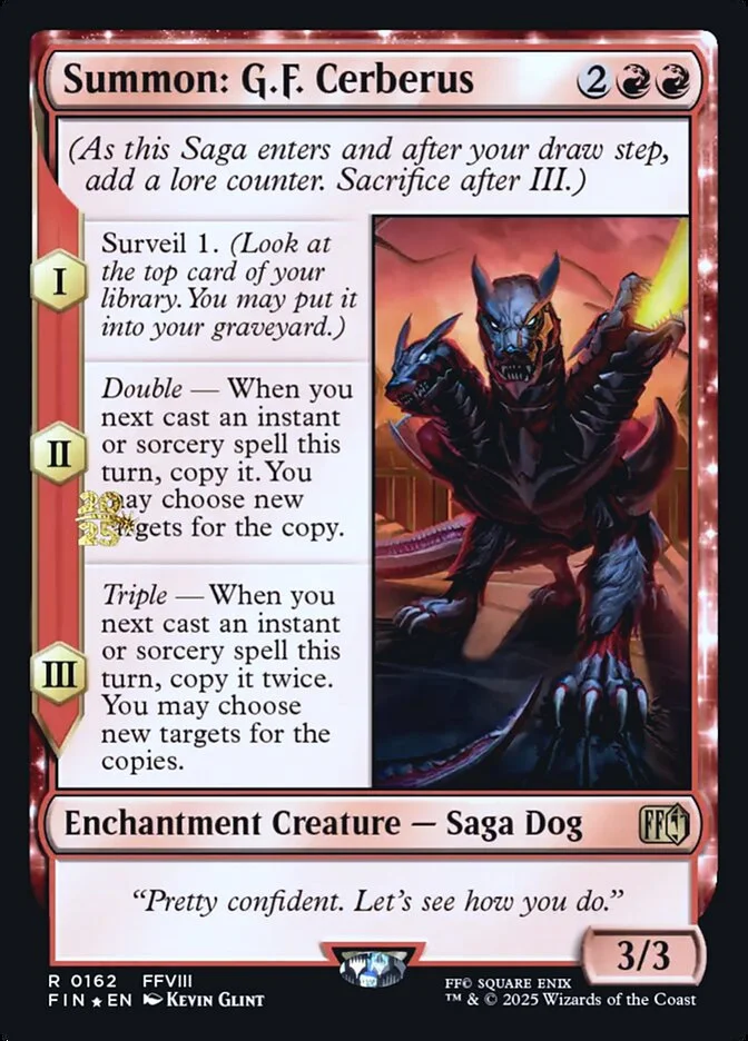 Summon: G.F. Cerberus (Final Fantasy Promos) - Magic: The Gathering in TCG Land