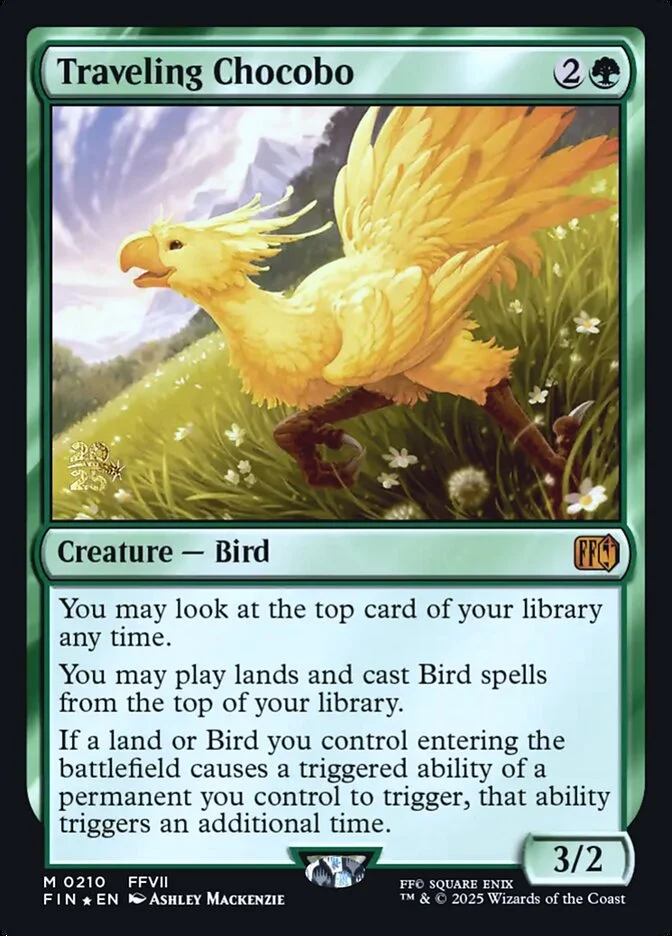 Traveling Chocobo (Final Fantasy Promos) - Magic: The Gathering in TCG Land
